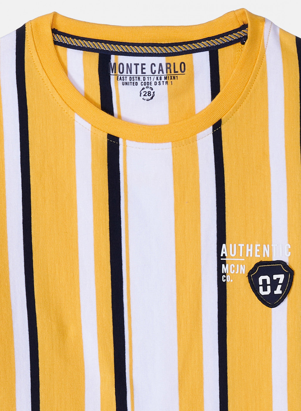 Boys Multi Color Stripe T-Shirt