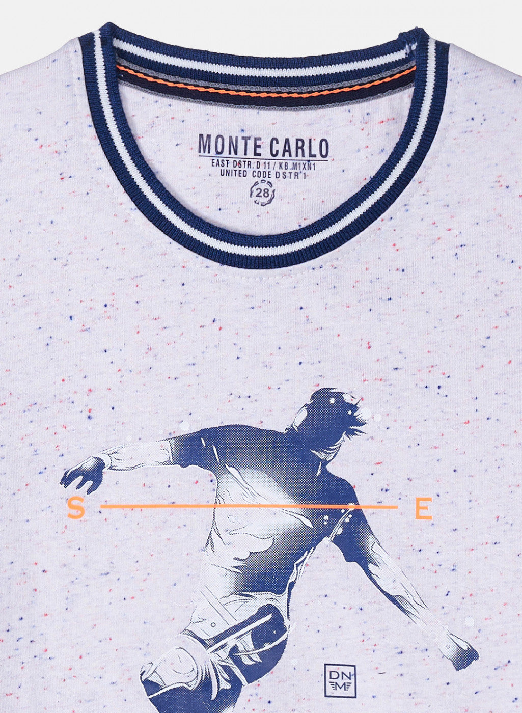 Boys Off White Printed T-Shirt