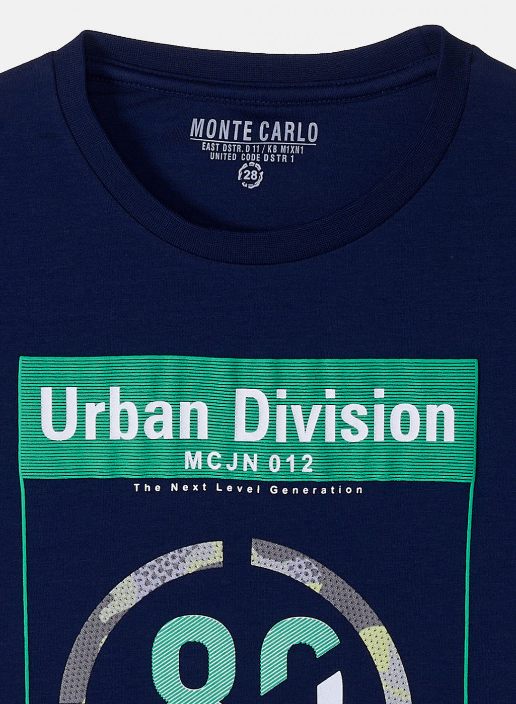 Boys Navy Blue Printed T-Shirt