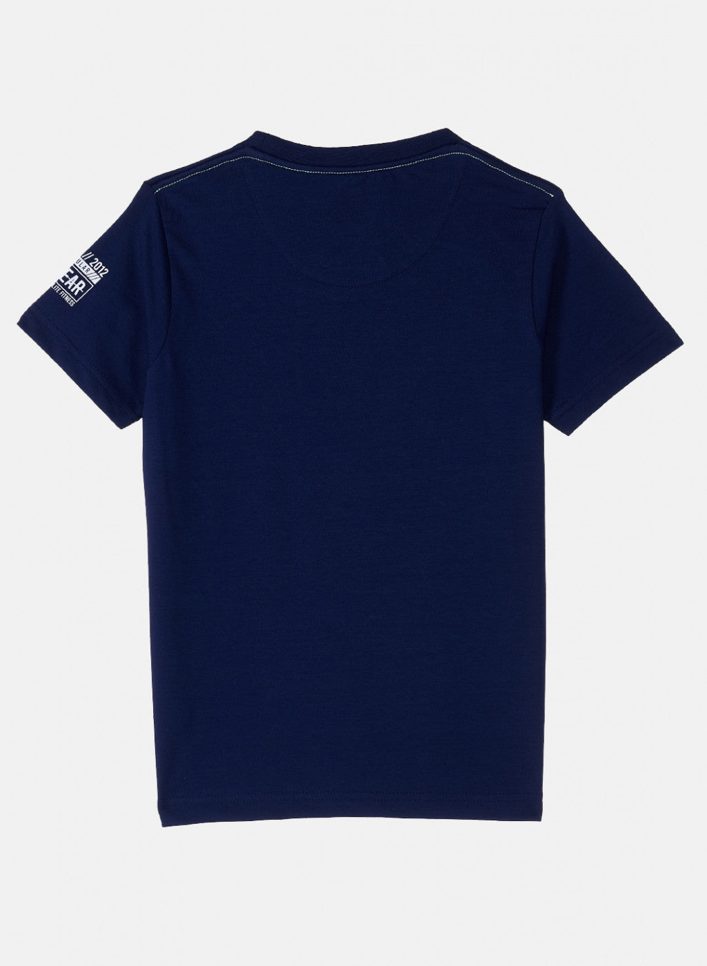 Boys Navy Blue Printed T-Shirt
