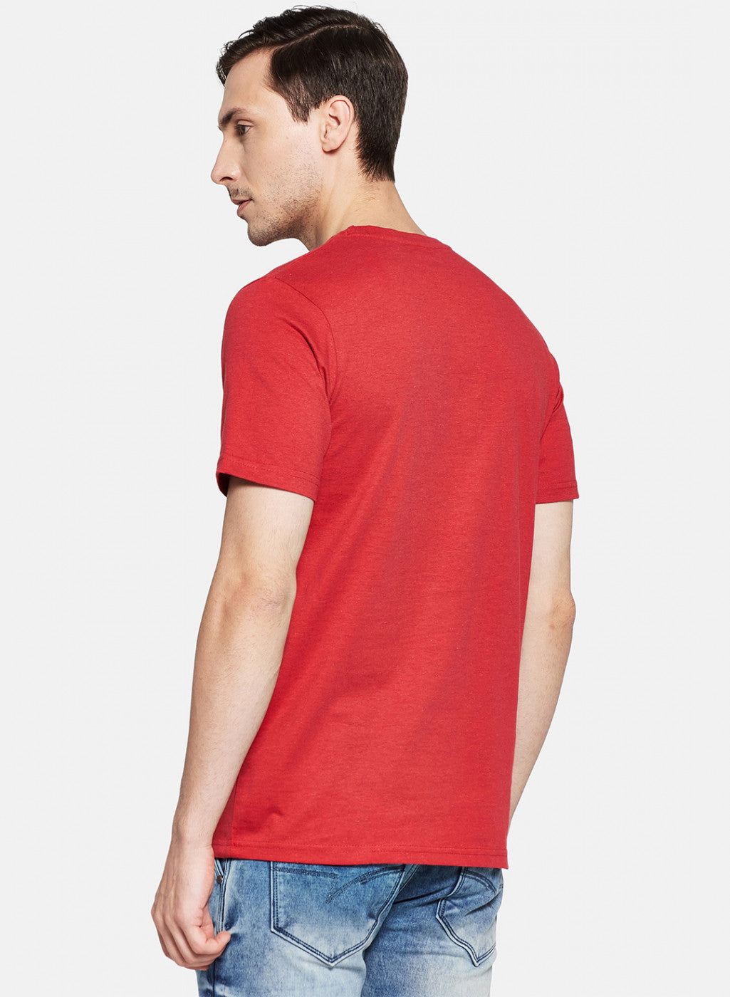 Mens Multi Color Printed T-Shirt