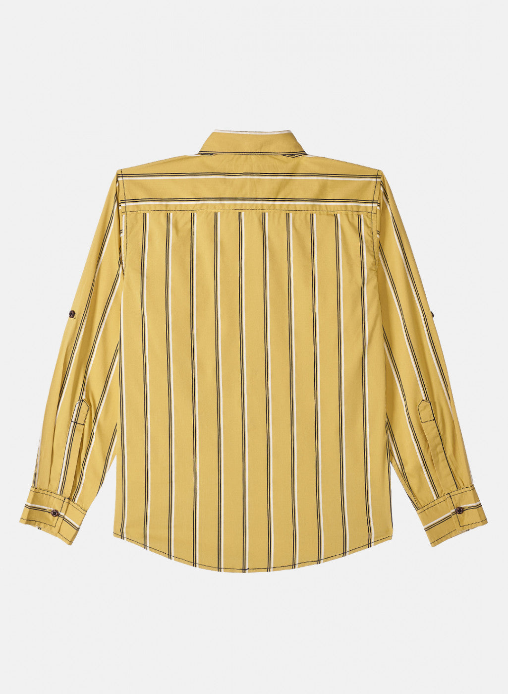 Boys Yellow Check Shirt