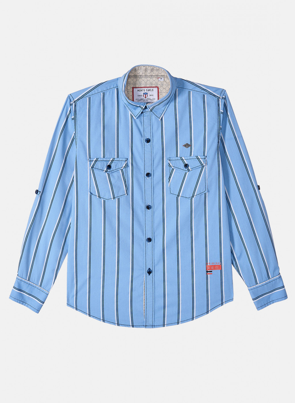 Boys Blue Check Shirt
