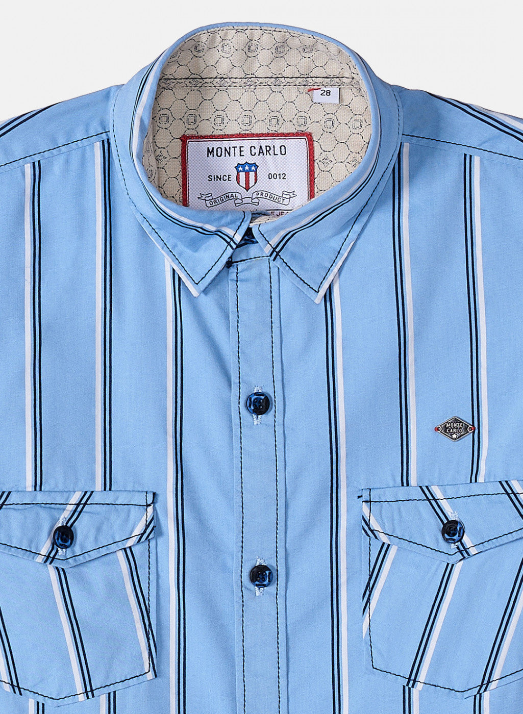 Boys Blue Check Shirt