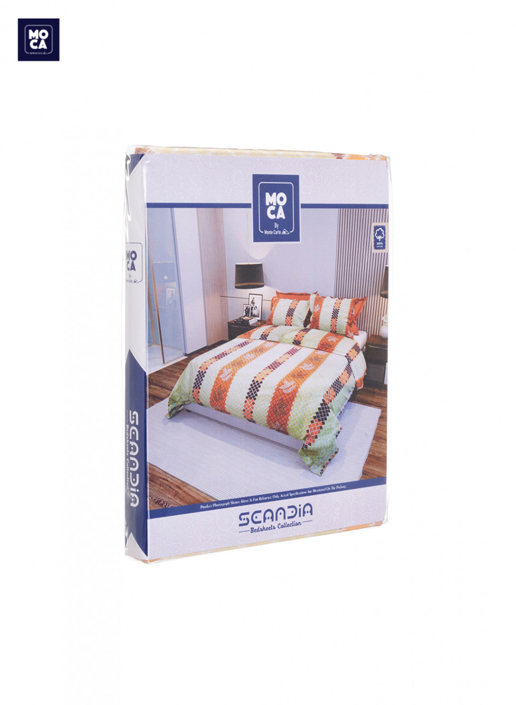 120 TC Cotton Double Bedsheet with 2 Pillow Covers
