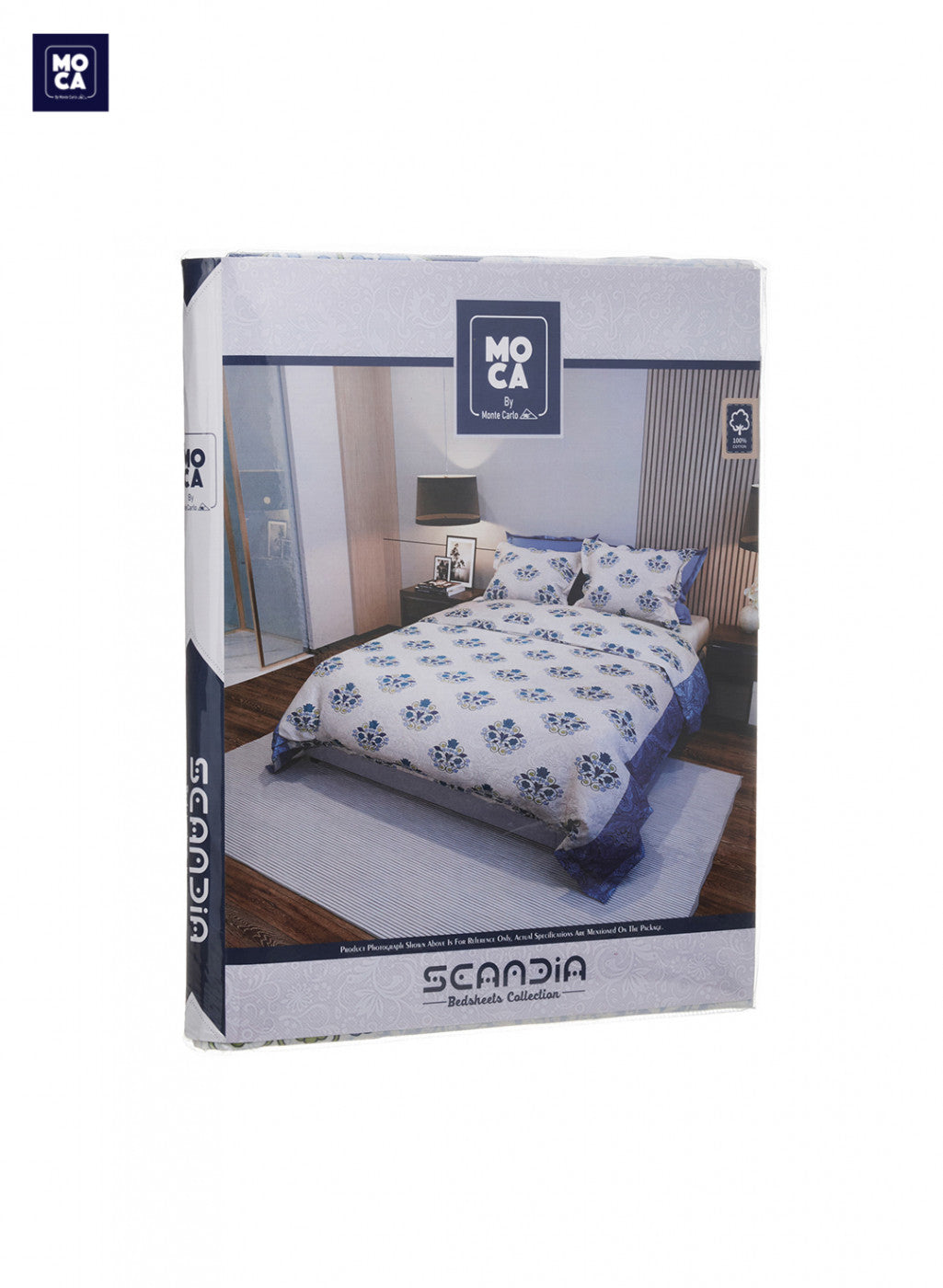 120 TC Cotton Double Bedsheet with 2 Pillow Covers