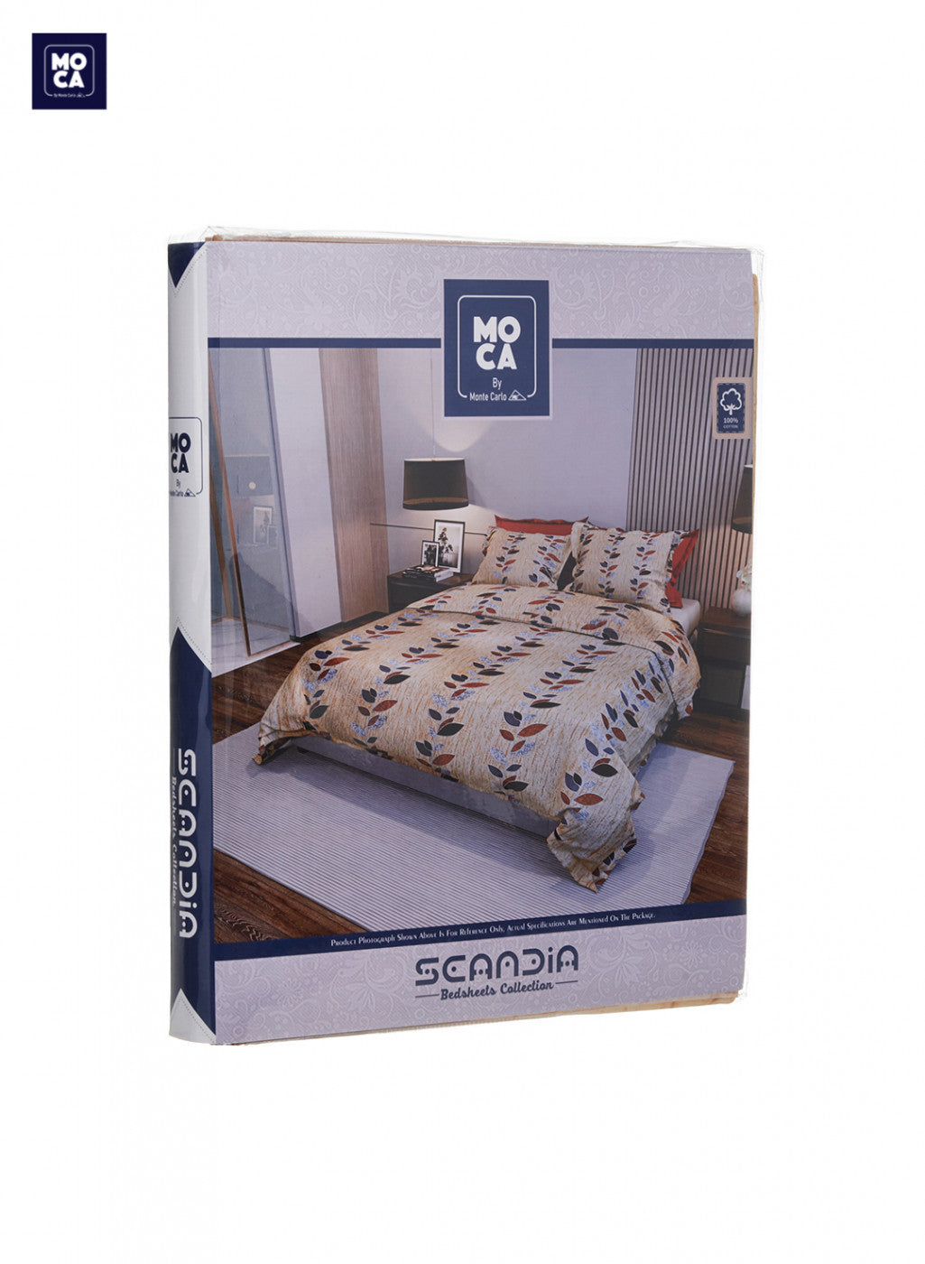 120 TC Cotton Double Bedsheet with 2 Pillow Covers