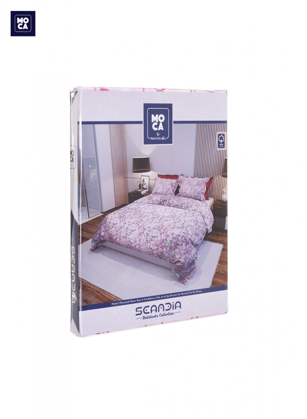 120 TC Cotton Double Bedsheet with 2 Pillow Covers