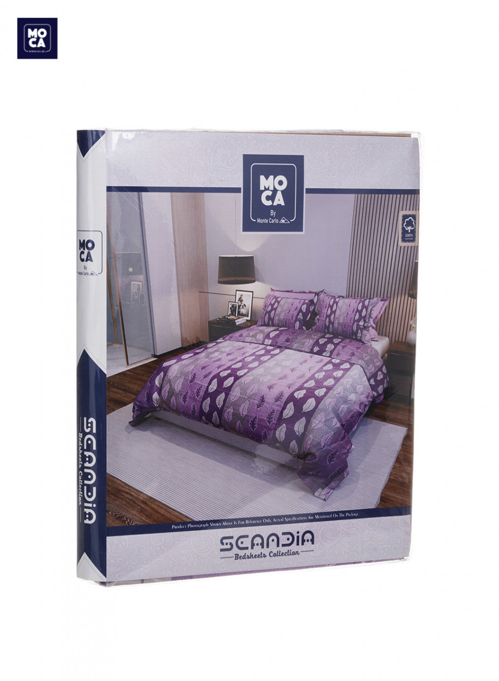 120 TC Cotton Double Bedsheet with 2 Pillow Covers