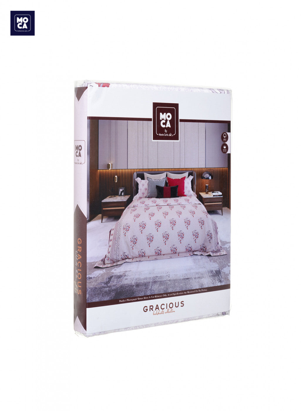 210 TC Cotton King Bedsheet with 2 Pillow Covers