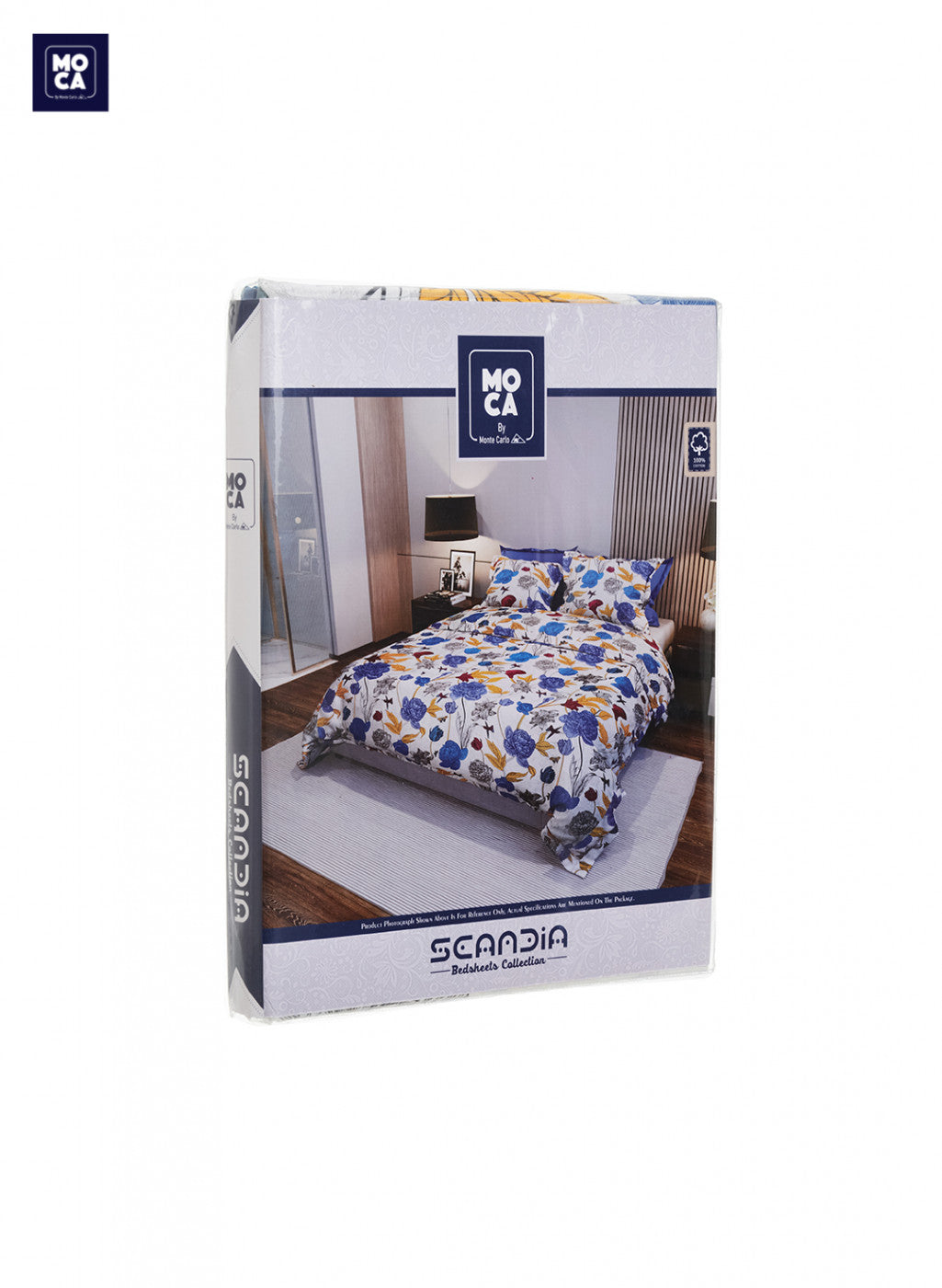 120 TC Cotton Double Bedsheet with 2 Pillow Covers