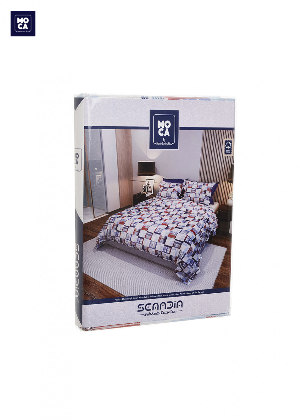 120 TC Cotton Double Bedsheet with 2 Pillow Covers