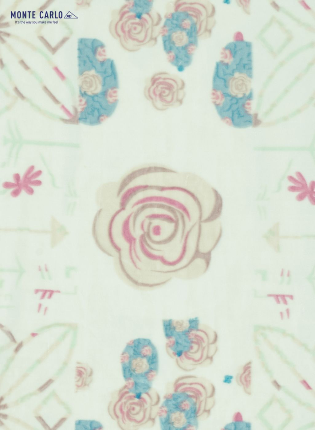 Printed Mink Single Blanket for Mild Winter - 2 Ply