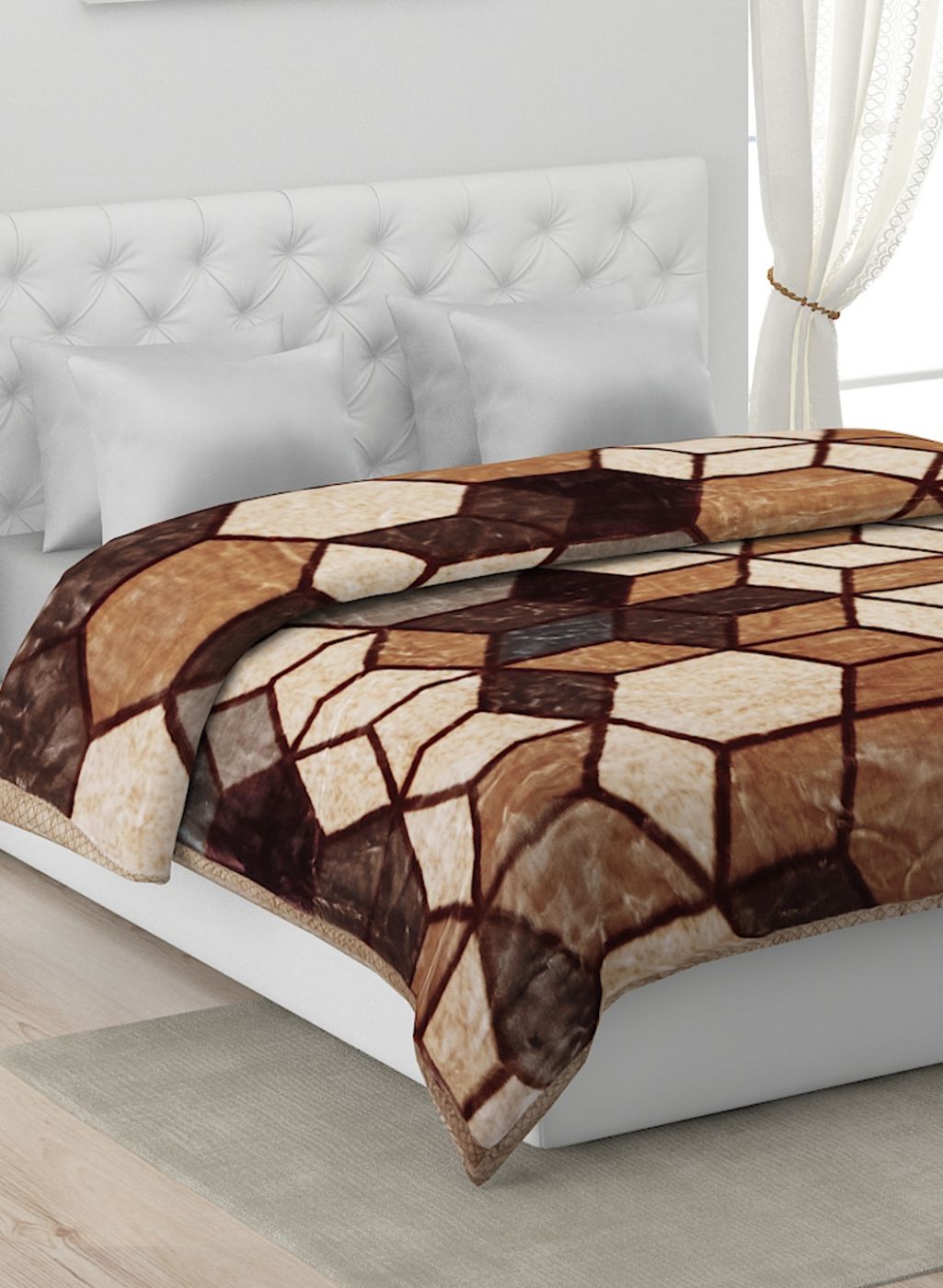 Monte Carlo Flipkart Blanket Double Bed Printed Mink Double