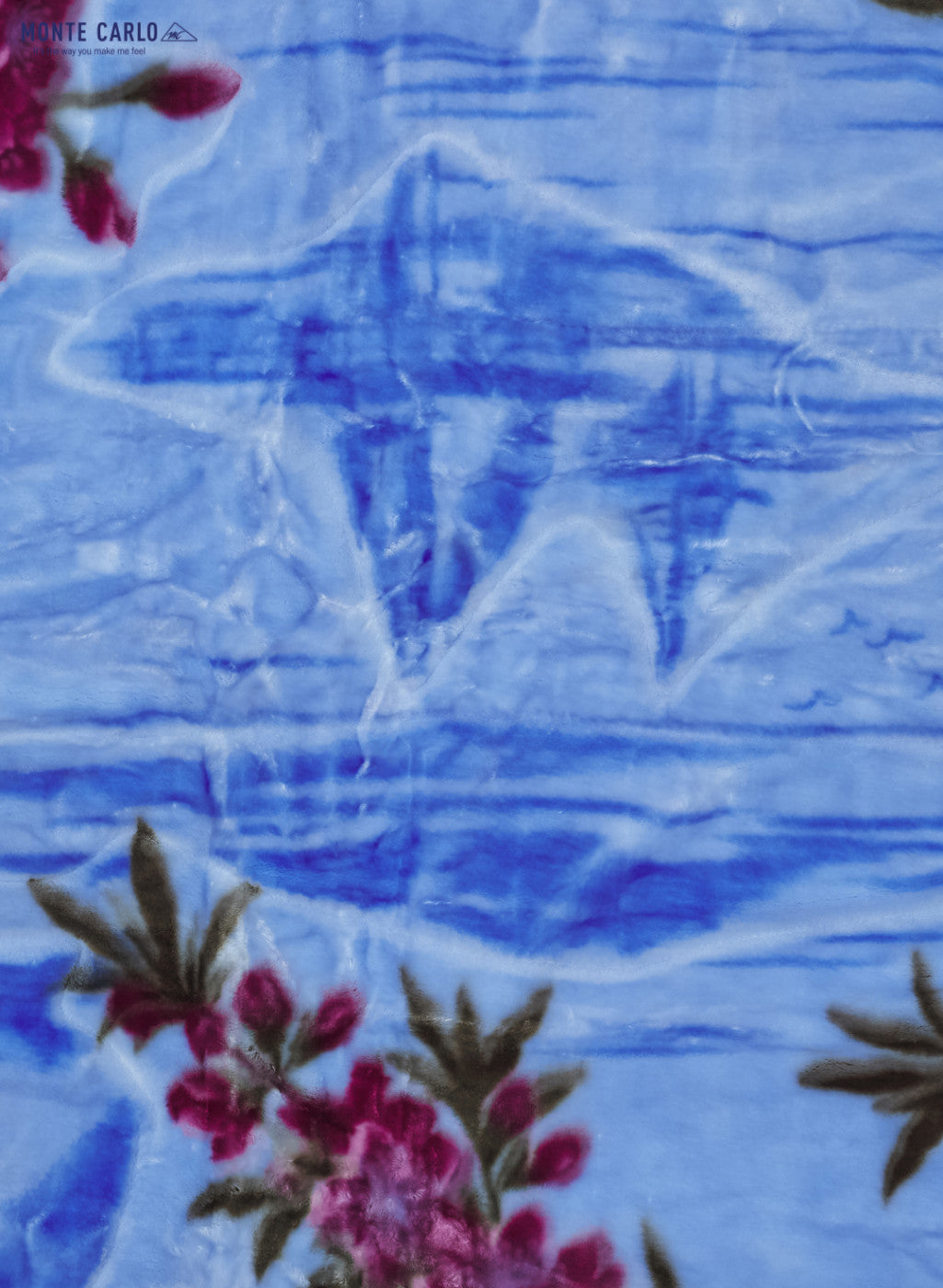Printed Mink Double Blanket for Heavy Winter -2 Ply