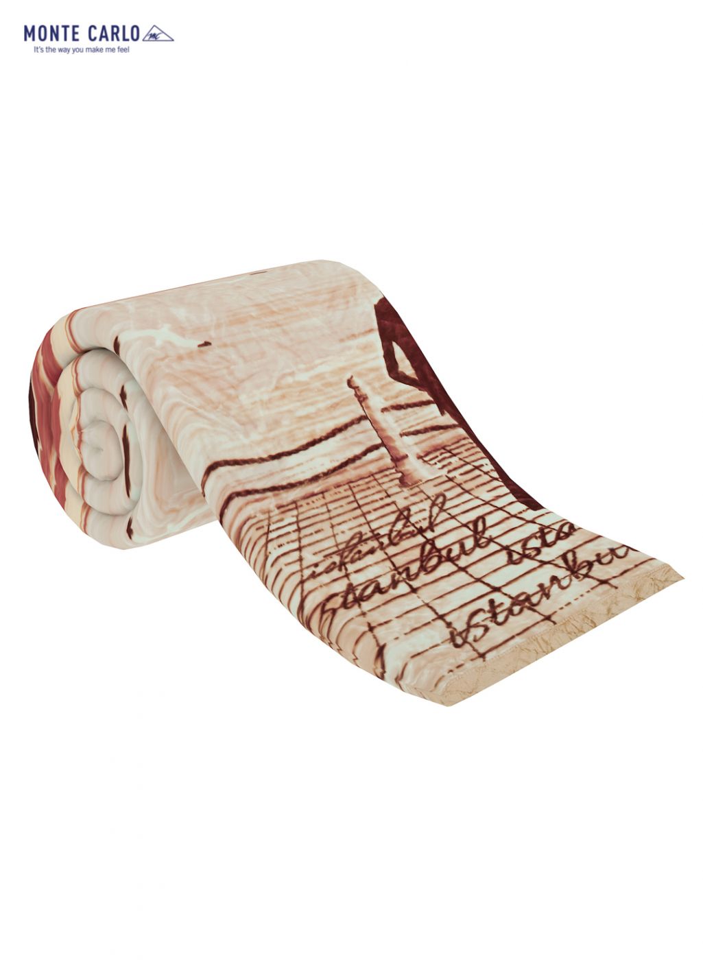 Printed Mink Single Blanket for Heavy Winter -1 Ply