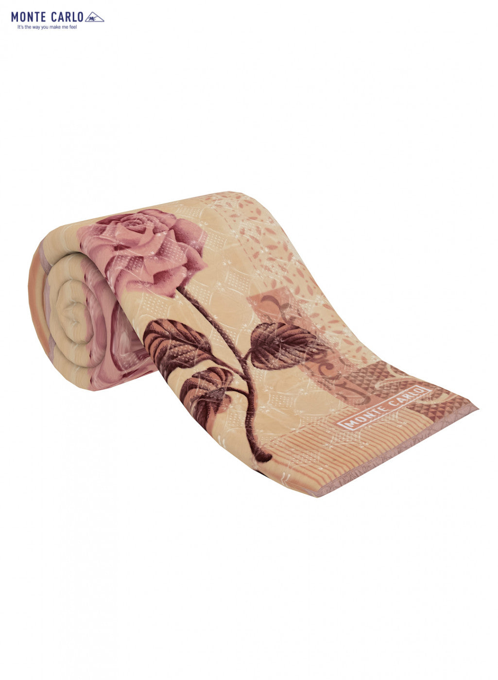 Printed Mink Single Blanket for Heavy Winter -2 Ply