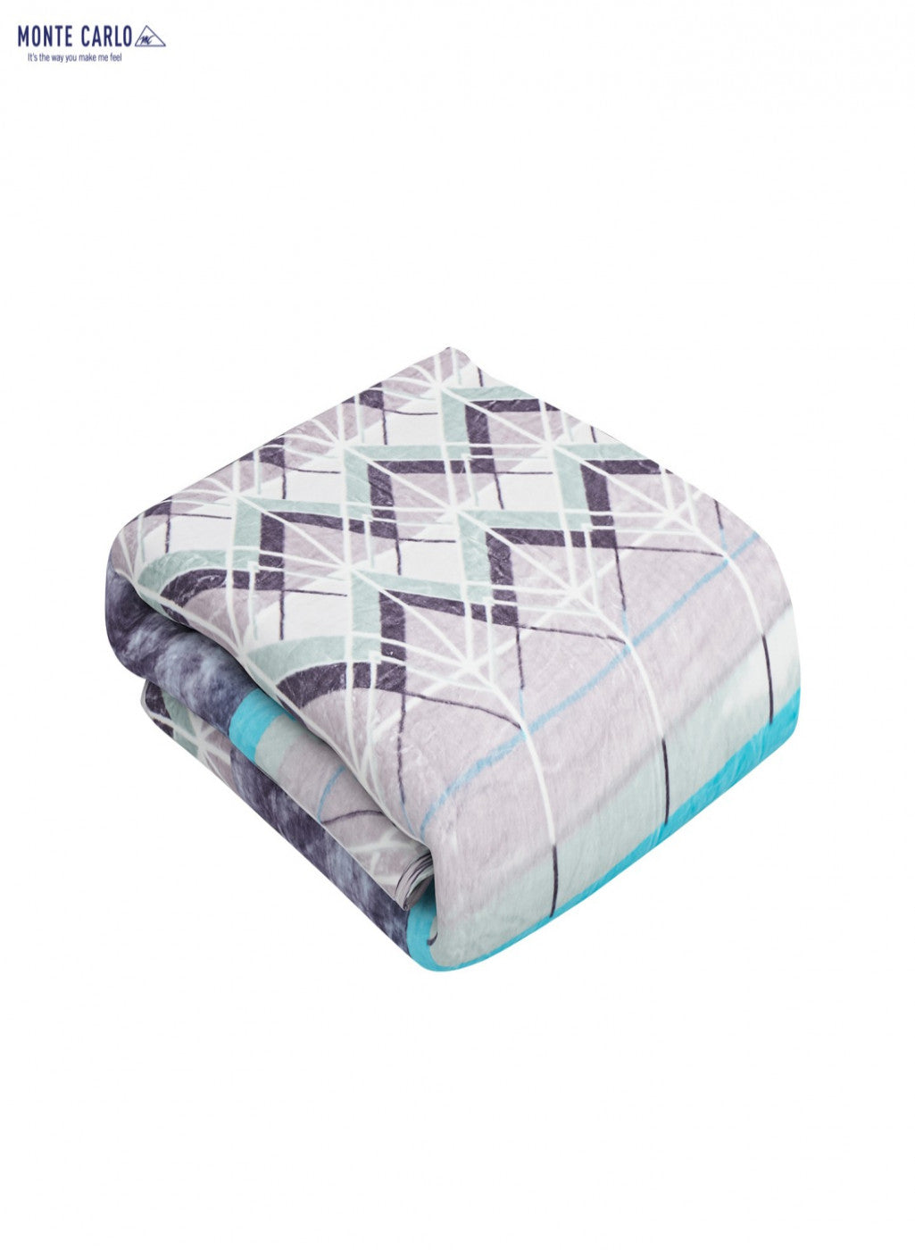 Printed Mink Double Blanket for Mild Winter - 1 Ply