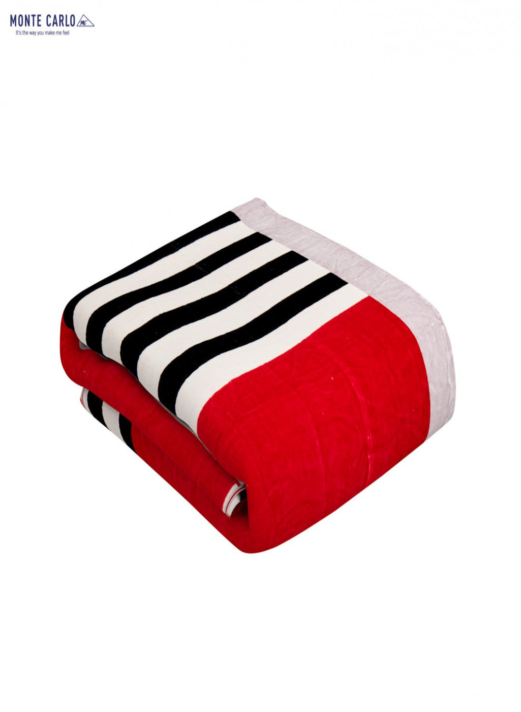 Printed Mink Double Blanket for Mild Winter - 1 Ply