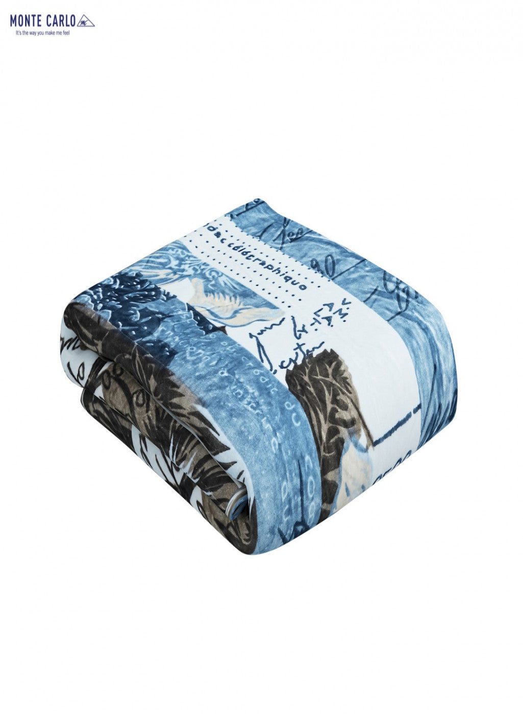 Printed Mink Single Blanket for Mild Winter -1 Ply