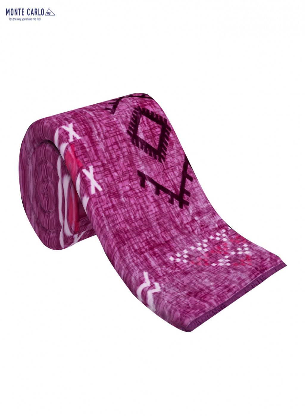 Printed Mink Single Blanket for Mild Winter -1 Ply