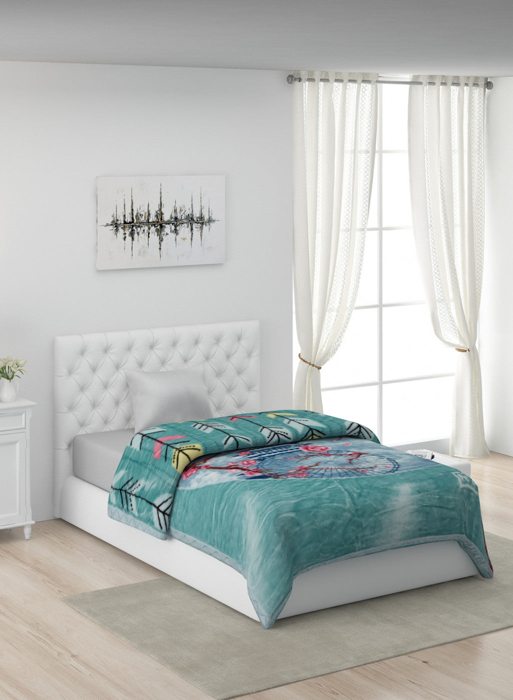 Buy Printed Mink Single Blanket for Heavy Winter -2 Ply Online in India -  Monte Carlo