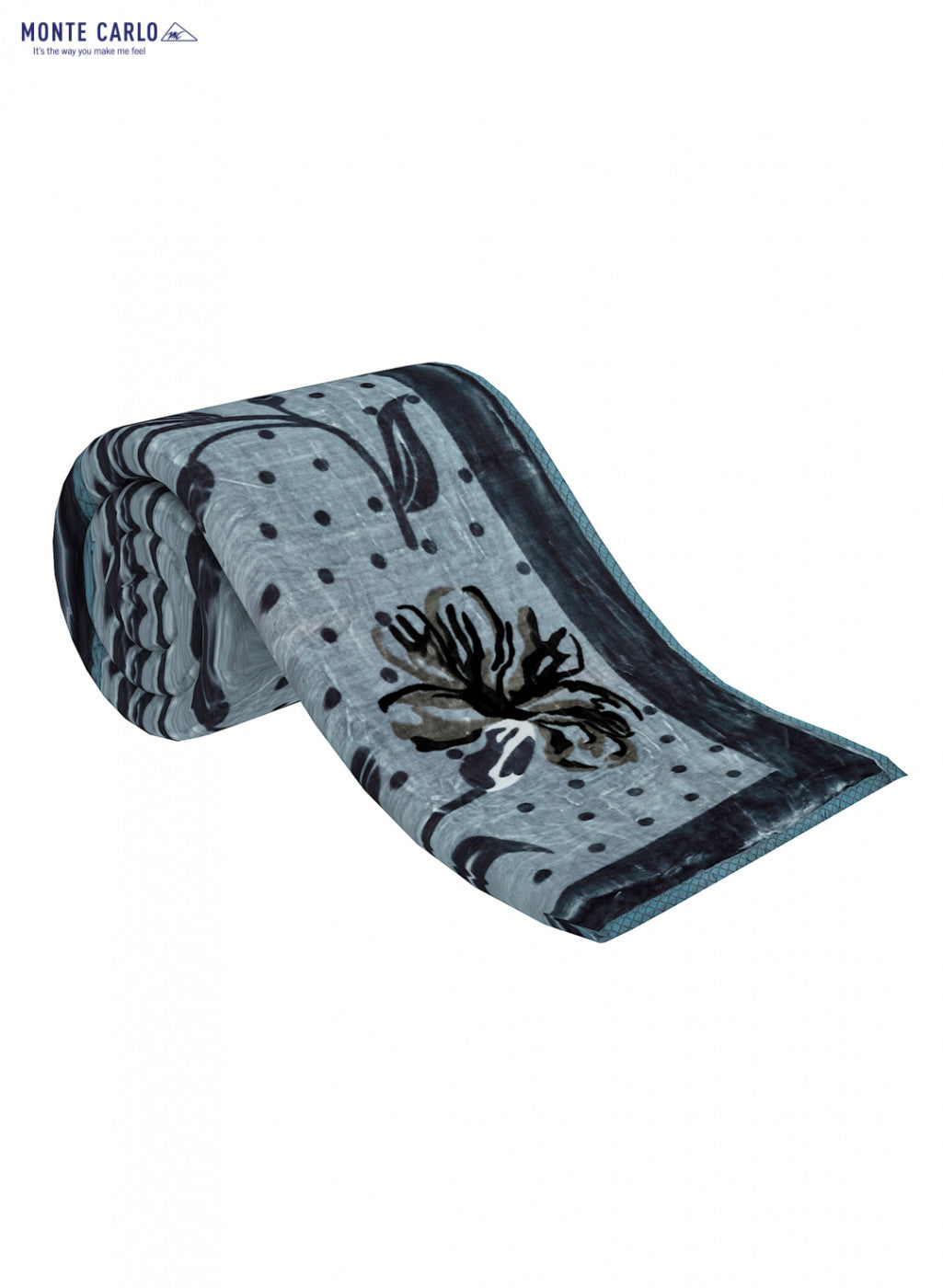 Printed Mink Single Blanket for Mild Winter - 2 Ply