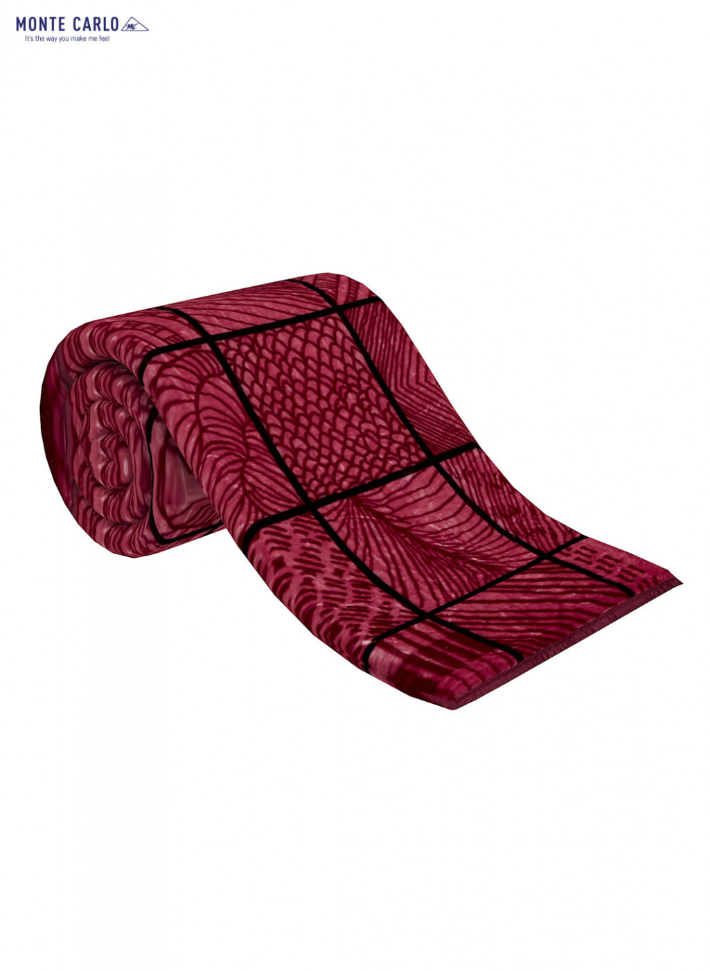 Printed Mink Single Blanket for Mild Winter - 2 Ply