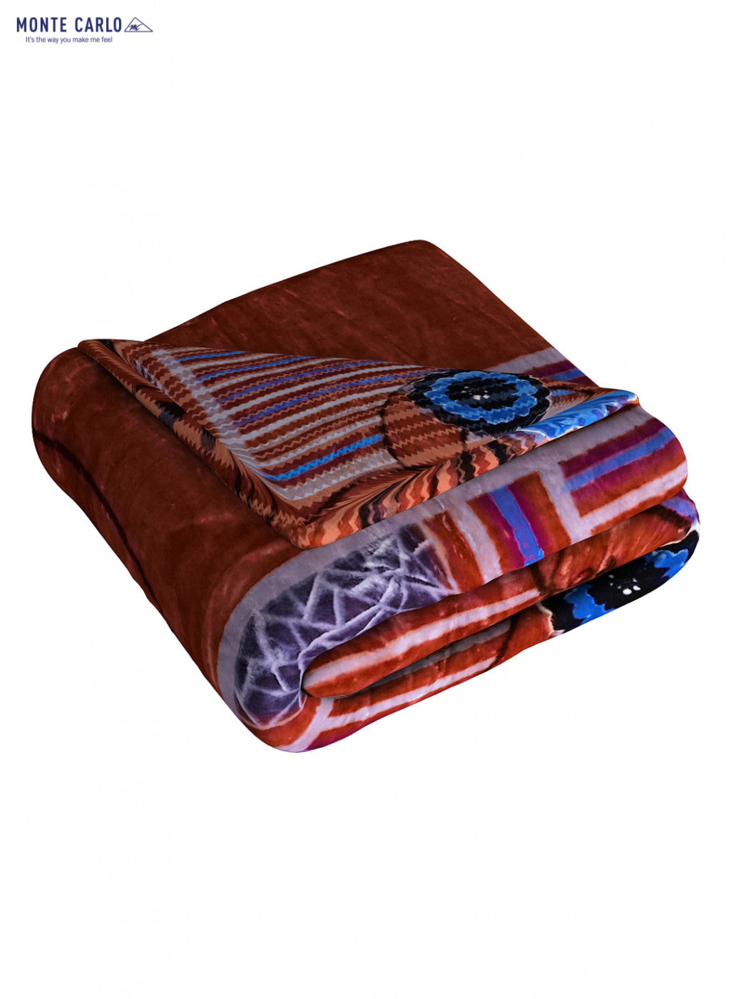Printed Mink Double Blanket for Heavy Winter -2 Ply