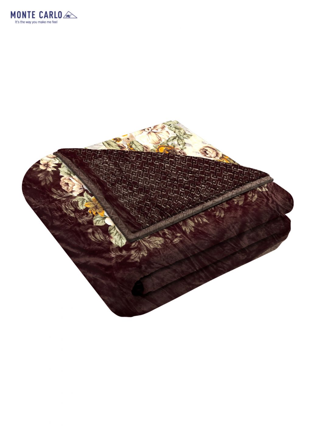 Printed Mink Double Blanket for Heavy Winter -3 Ply