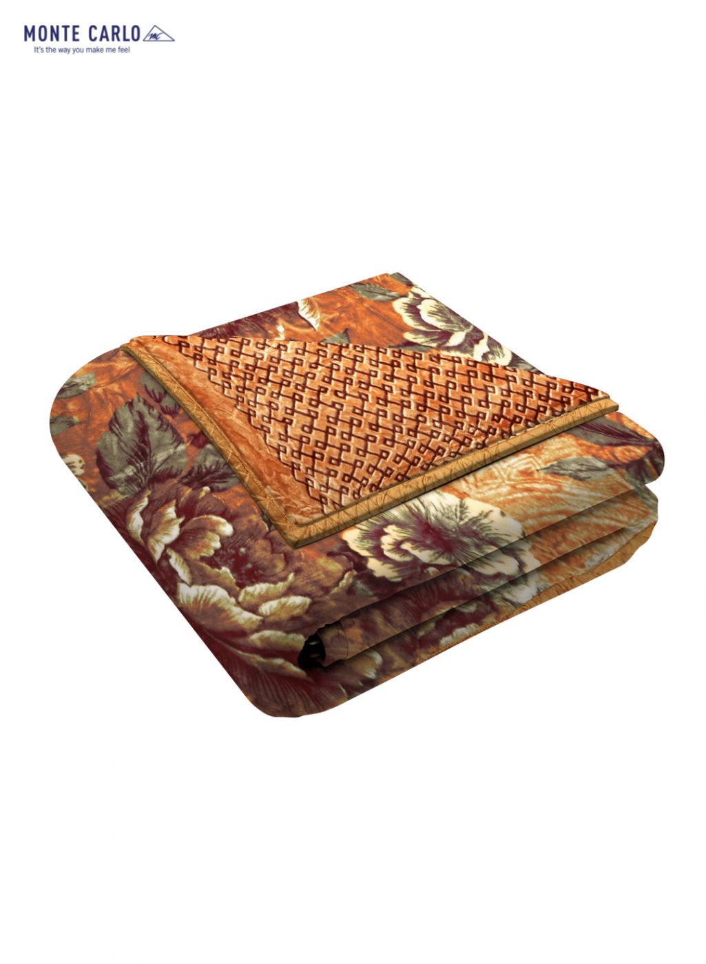 Printed Mink Double Blanket for Heavy Winter -3 Ply