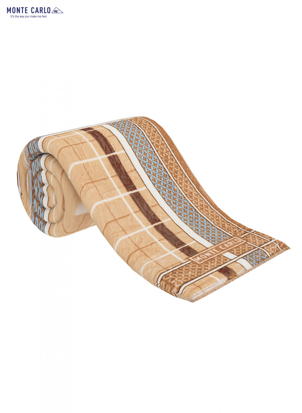 Printed Mink Single Blanket for Heavy Winter - 2 Ply