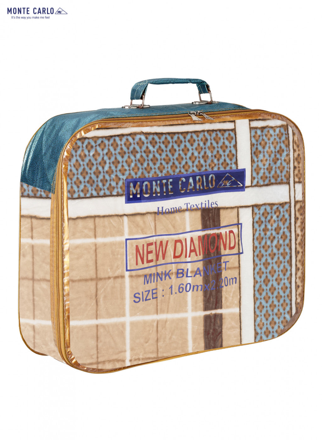 Printed Mink Single Blanket for Heavy Winter - 2 Ply