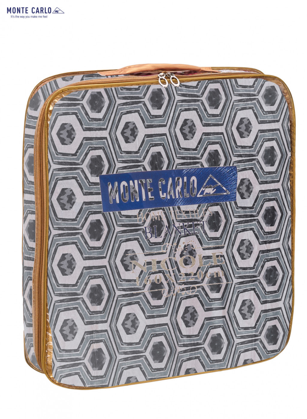 Printed Mink Single Blanket for AC Room -1 Ply