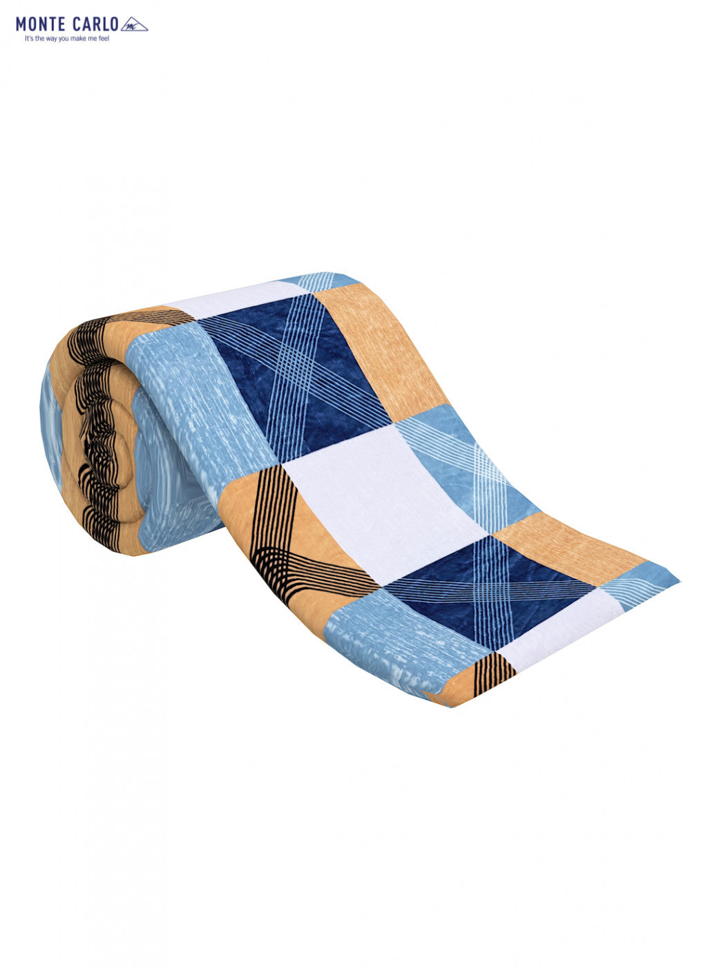 Printed Mink Double Blanket for AC Room -1 Ply