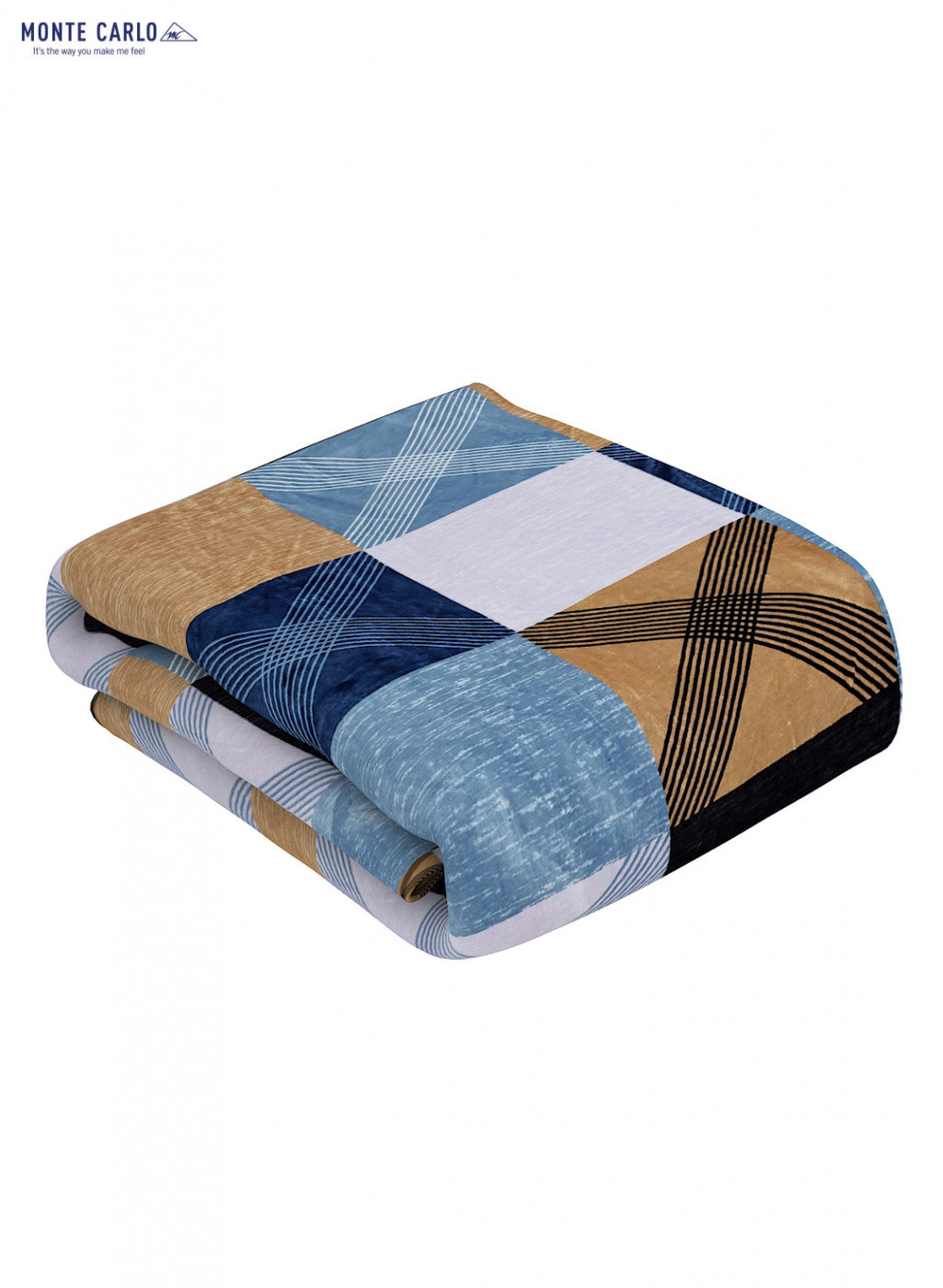 Printed Mink Double Blanket for AC Room -1 Ply