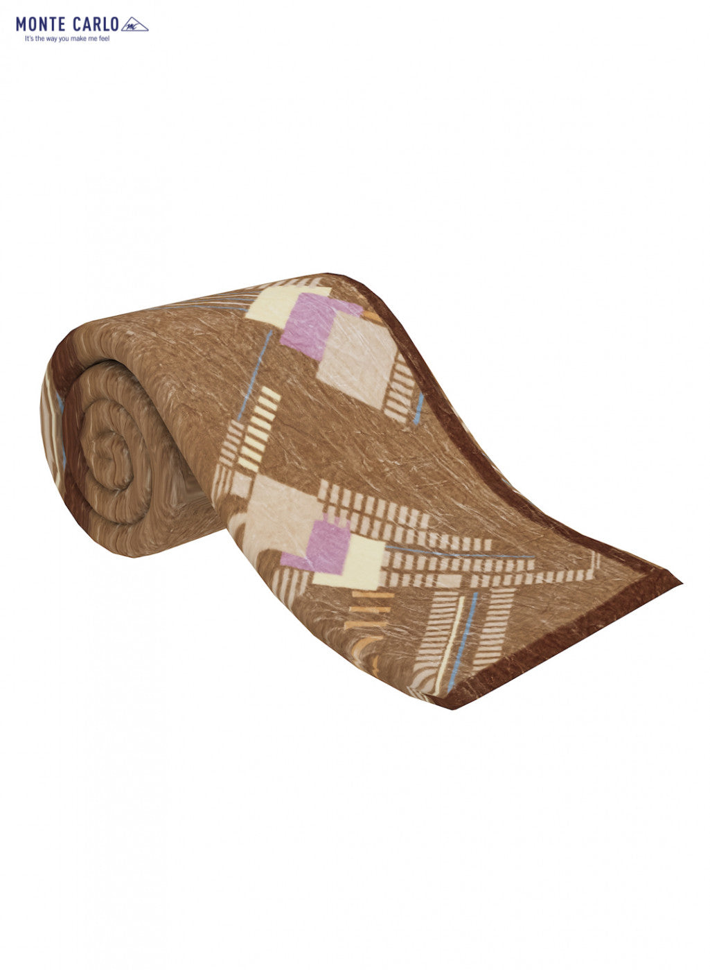 Printed Mink Single Blanket for Mild Winter -1 Ply
