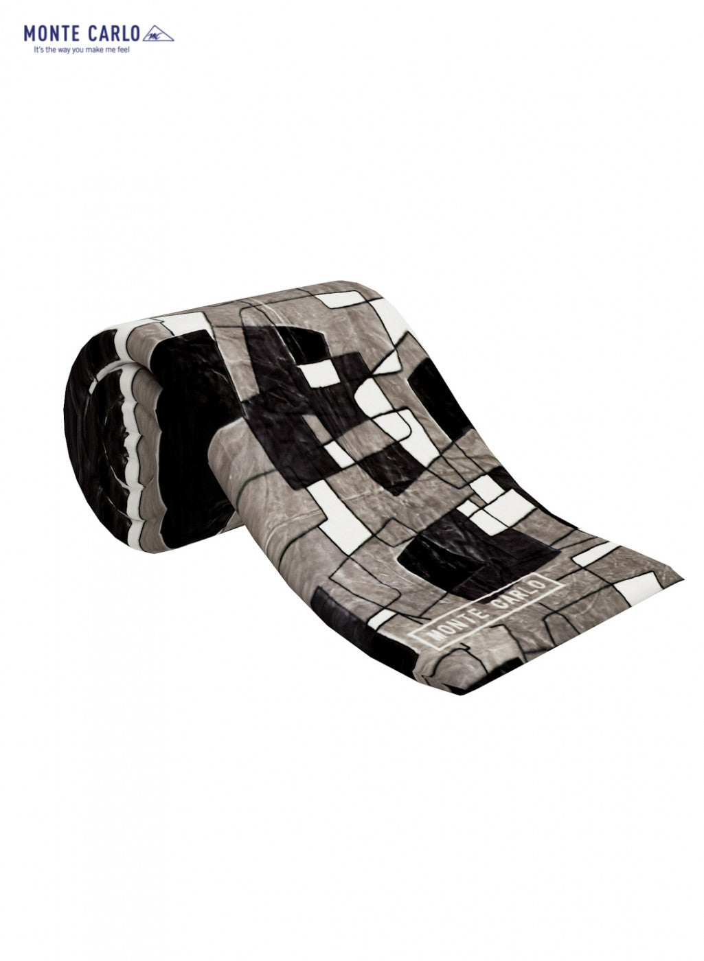 Double Bed Multicolor Mink Blanket - 1 Ply
