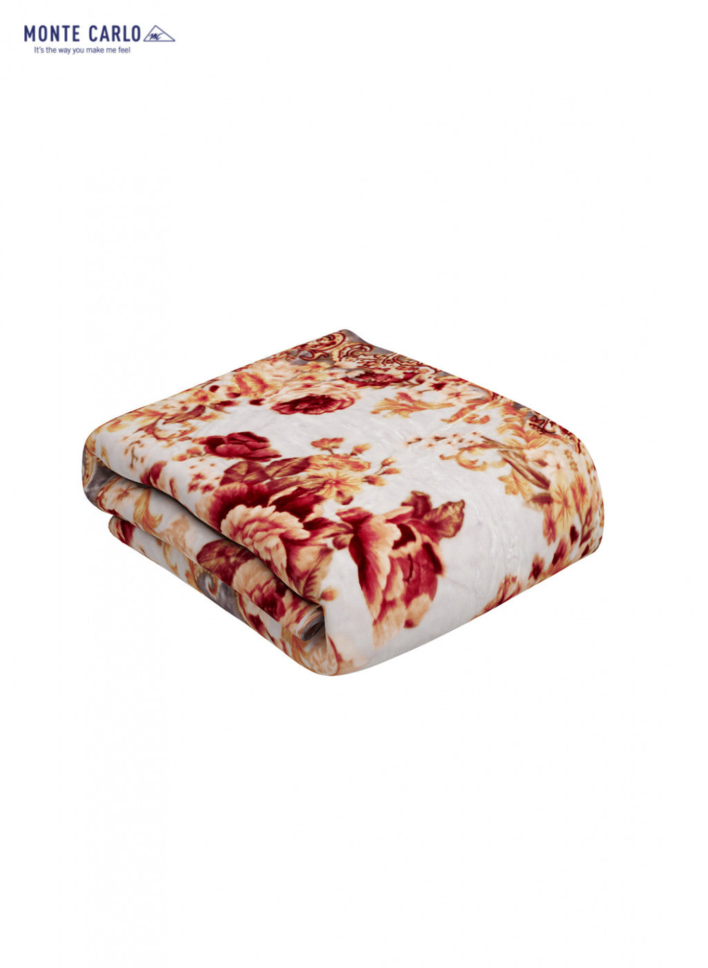 Single Bed Multicolor Mink Blanket - 2 Ply