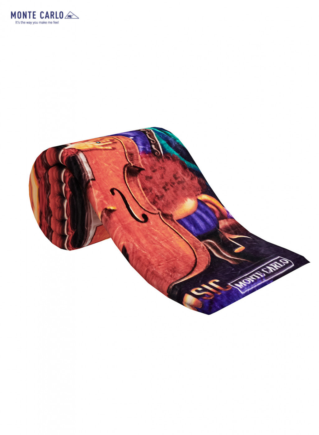 Double Bed Multicolor Mink Blanket - 2 Ply