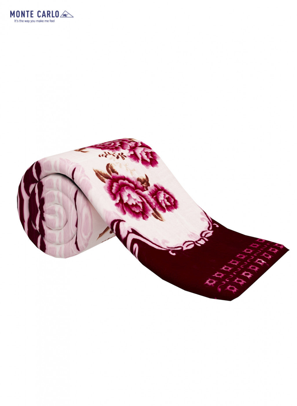 Printed Mink Single Blanket for Mild Winter -2 Ply