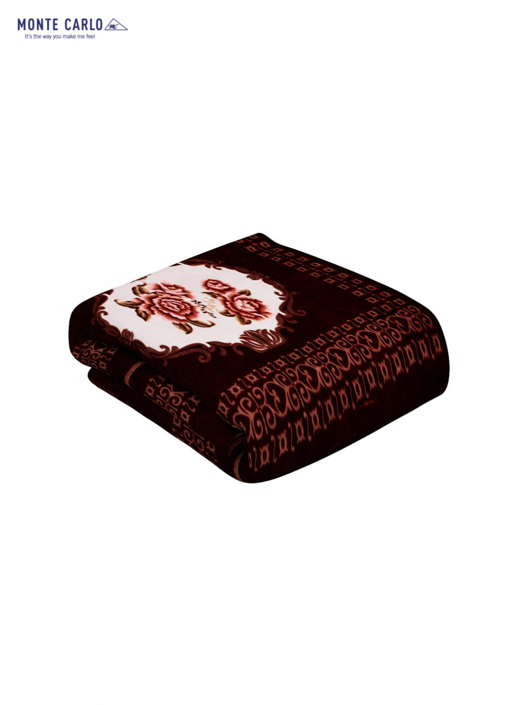 Printed Mink Single Blanket for Mild Winter -2 Ply