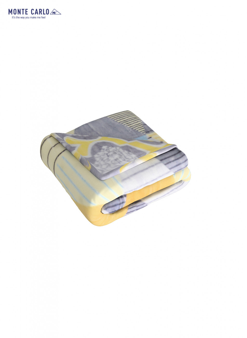 Single Bed Multicolor Mink Blanket - 2 Ply