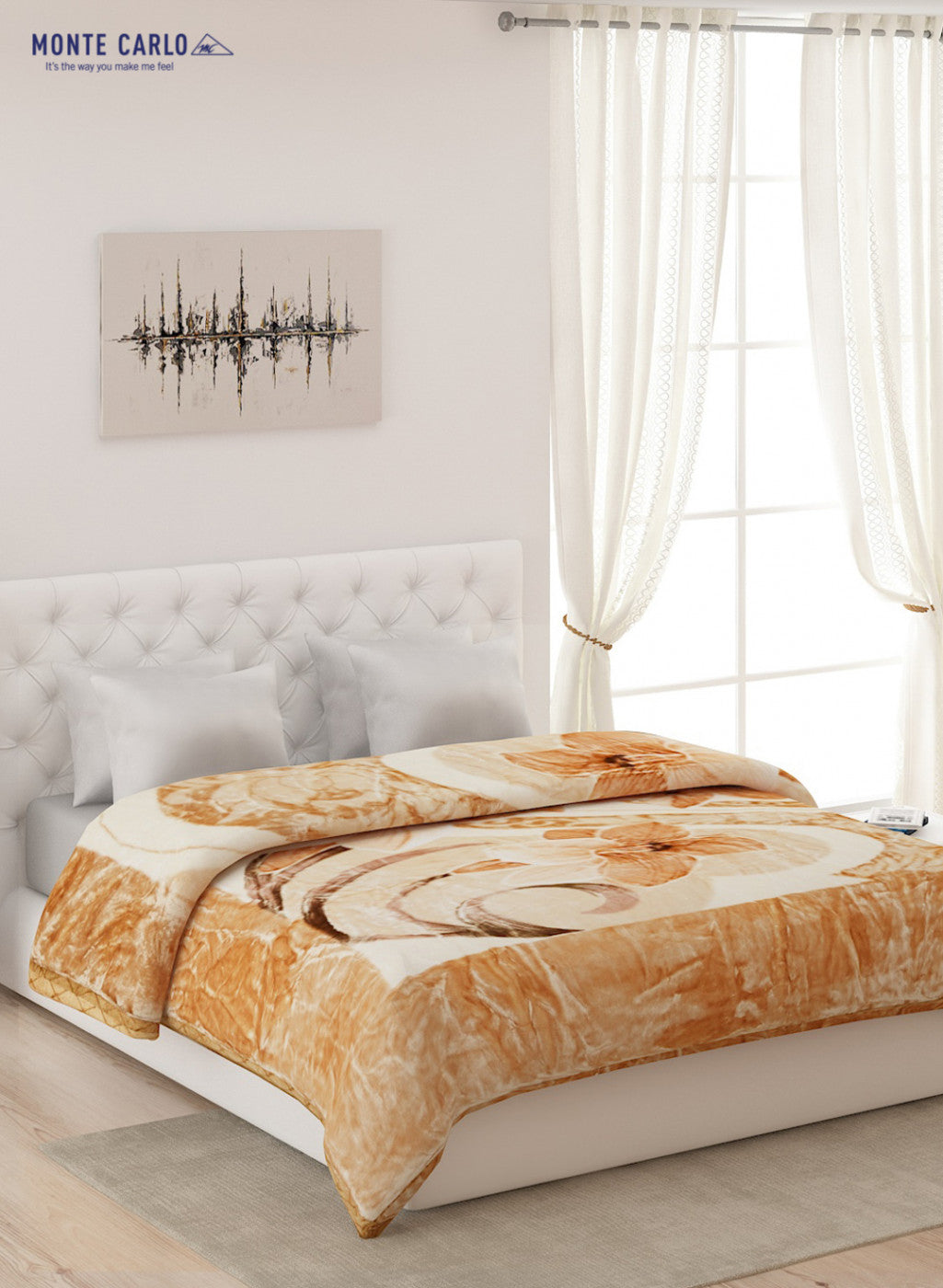 Double Bed Multicolor Mink Blanket Ply