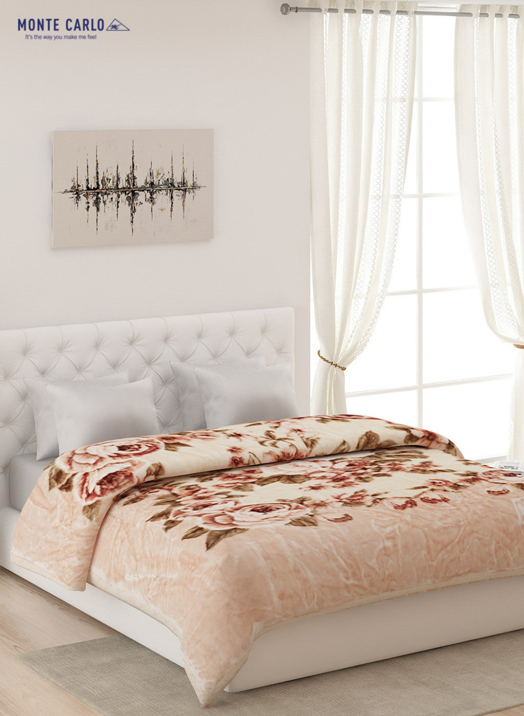 Double Bed Multicolor Mink Blanket Ply