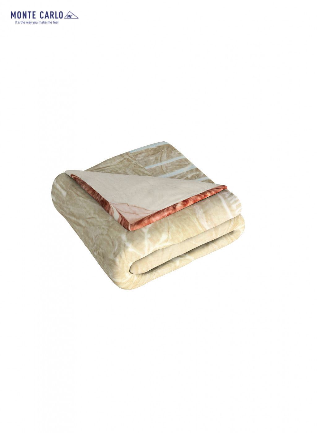 Double Bed Multicolor Mink Blanket - 2 Ply