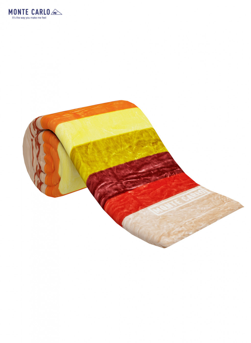 Single Bed Multicolor Mink Blanket - 2 Ply