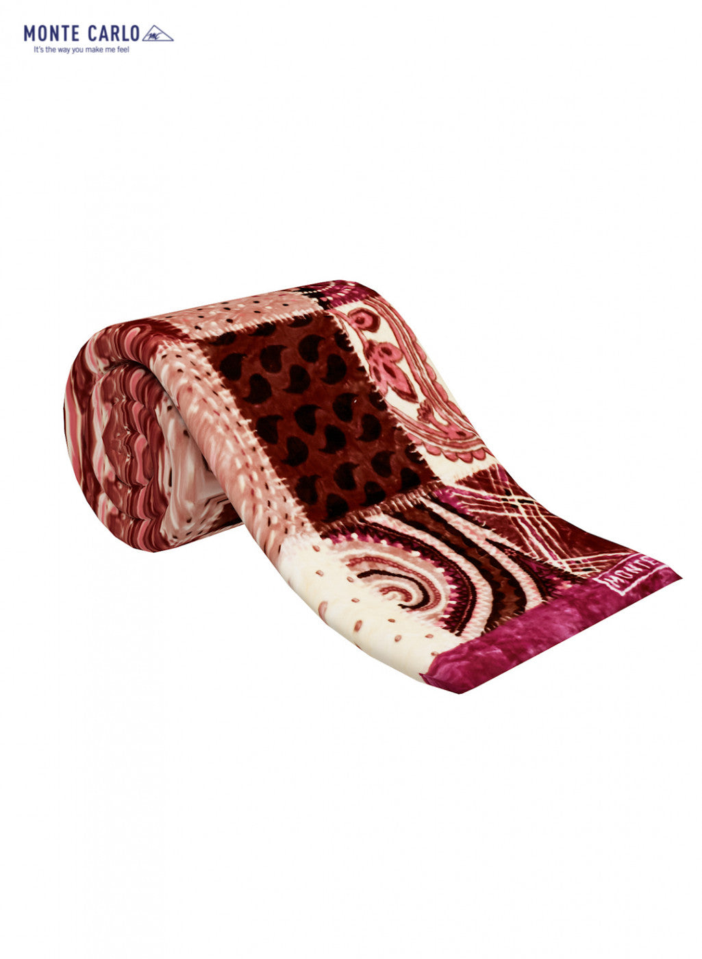 Double Bed Multicolor Mink Blanket - 2 Ply