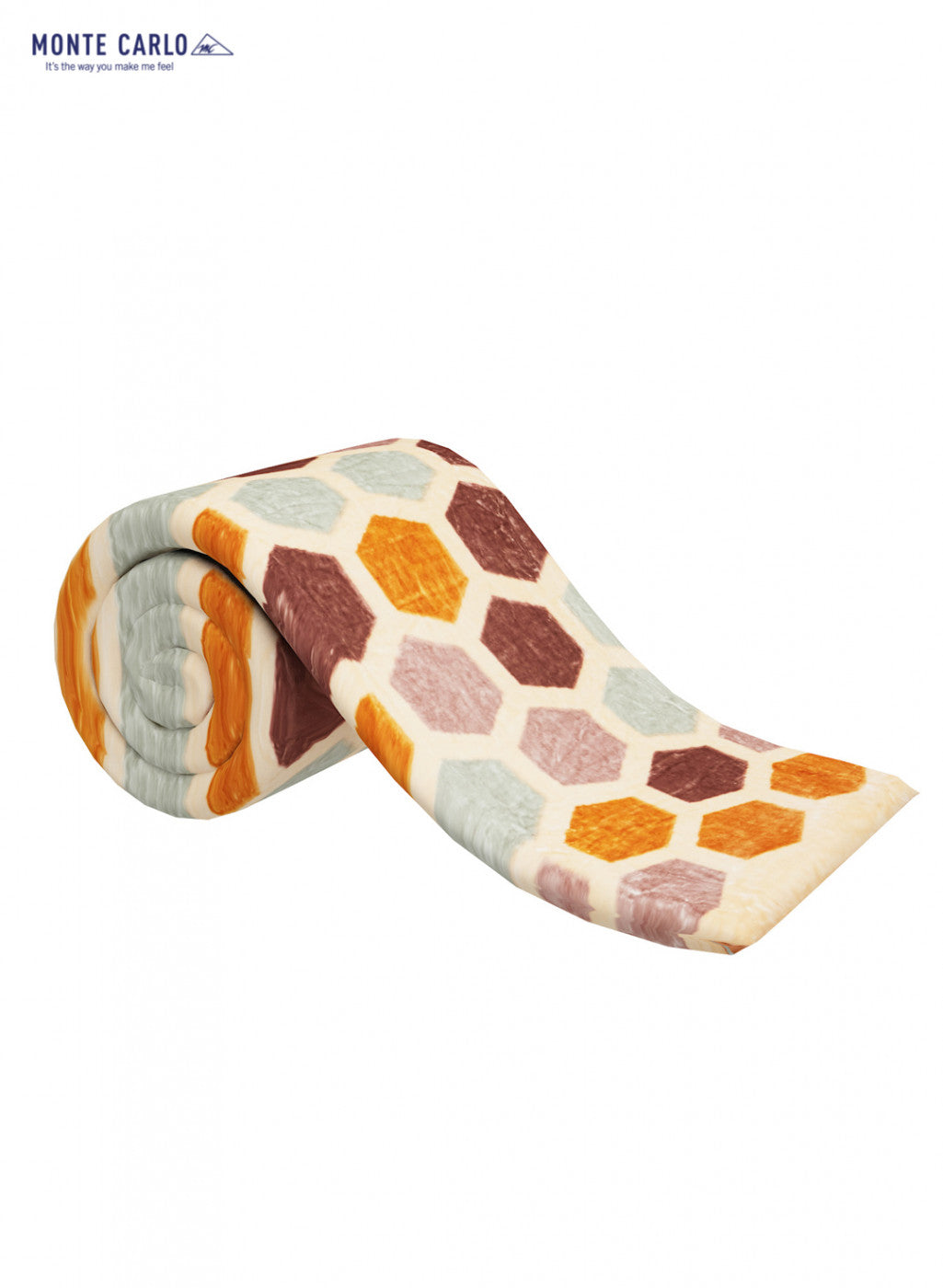 Printed Mink Single Blanket for Mild Winter -1 Ply