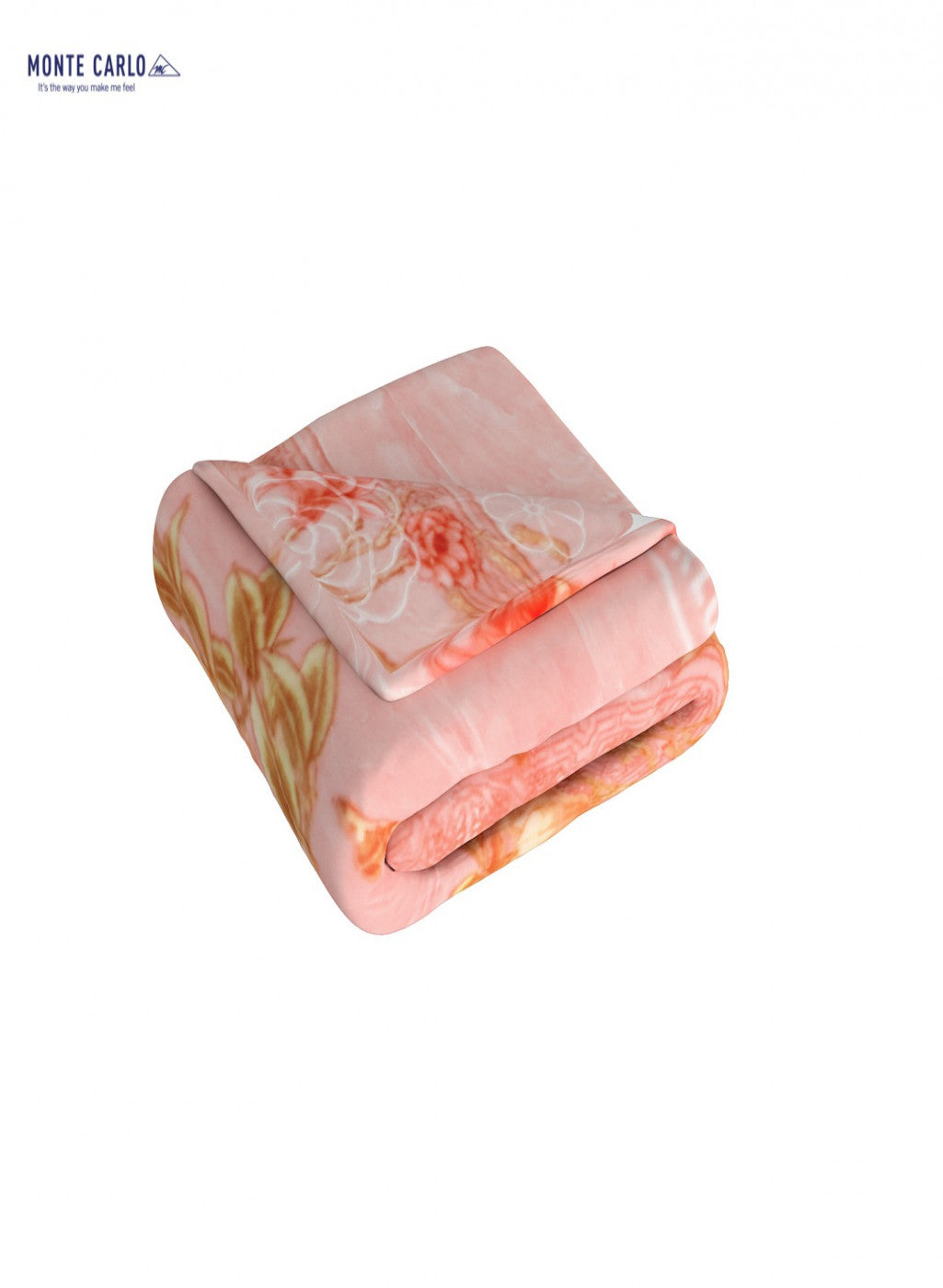 Single Bed Multicolor Mink Blanket - 2 Ply